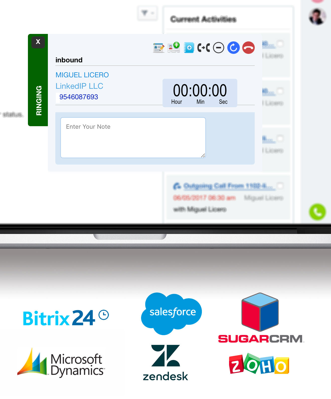 CRM CTI computer telephony integration